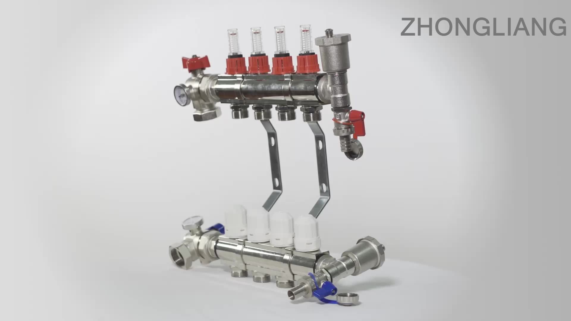 Manifold Water Distribution System Manifolds For Underfloor Heating (zl