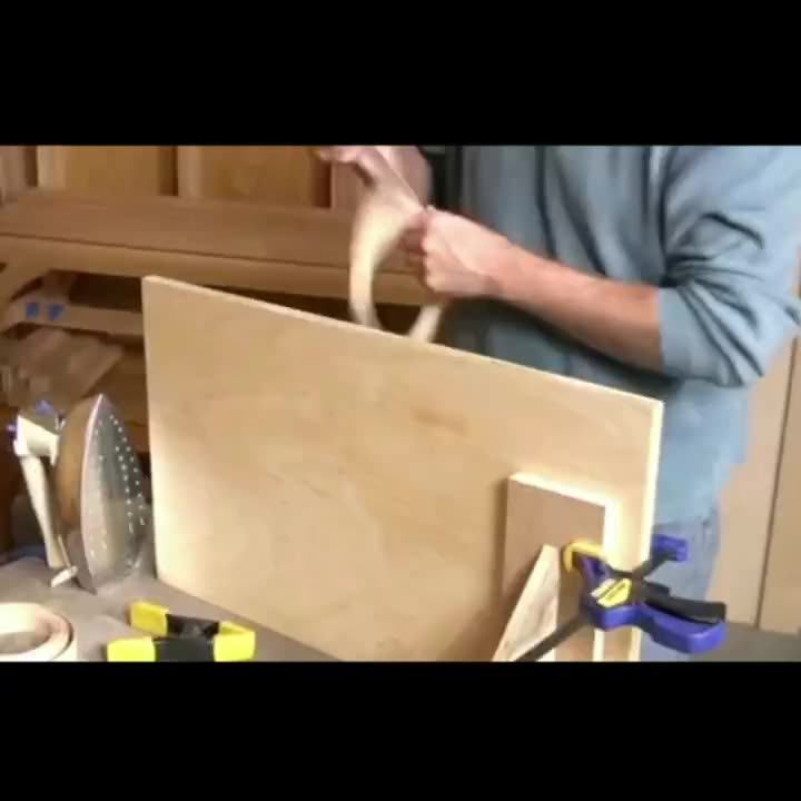 Birch Plywood Hot Melt Glue Birch Edge Sealing,Furniture Door Restoration With Preglued