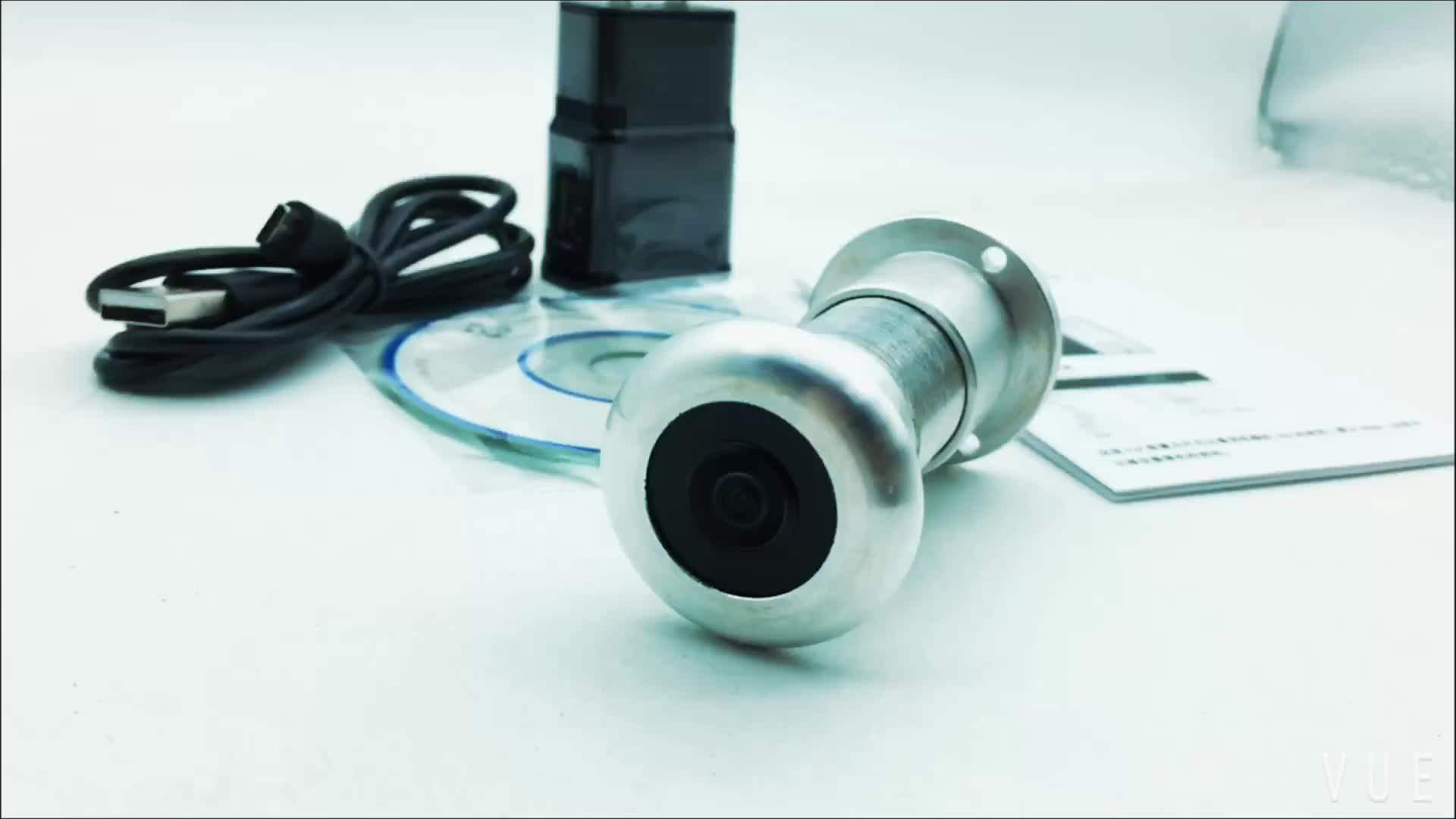 180degree Angle View 1080p Front Door Security Wireless Ir Camera Wifi Micro Camera P2p Remote