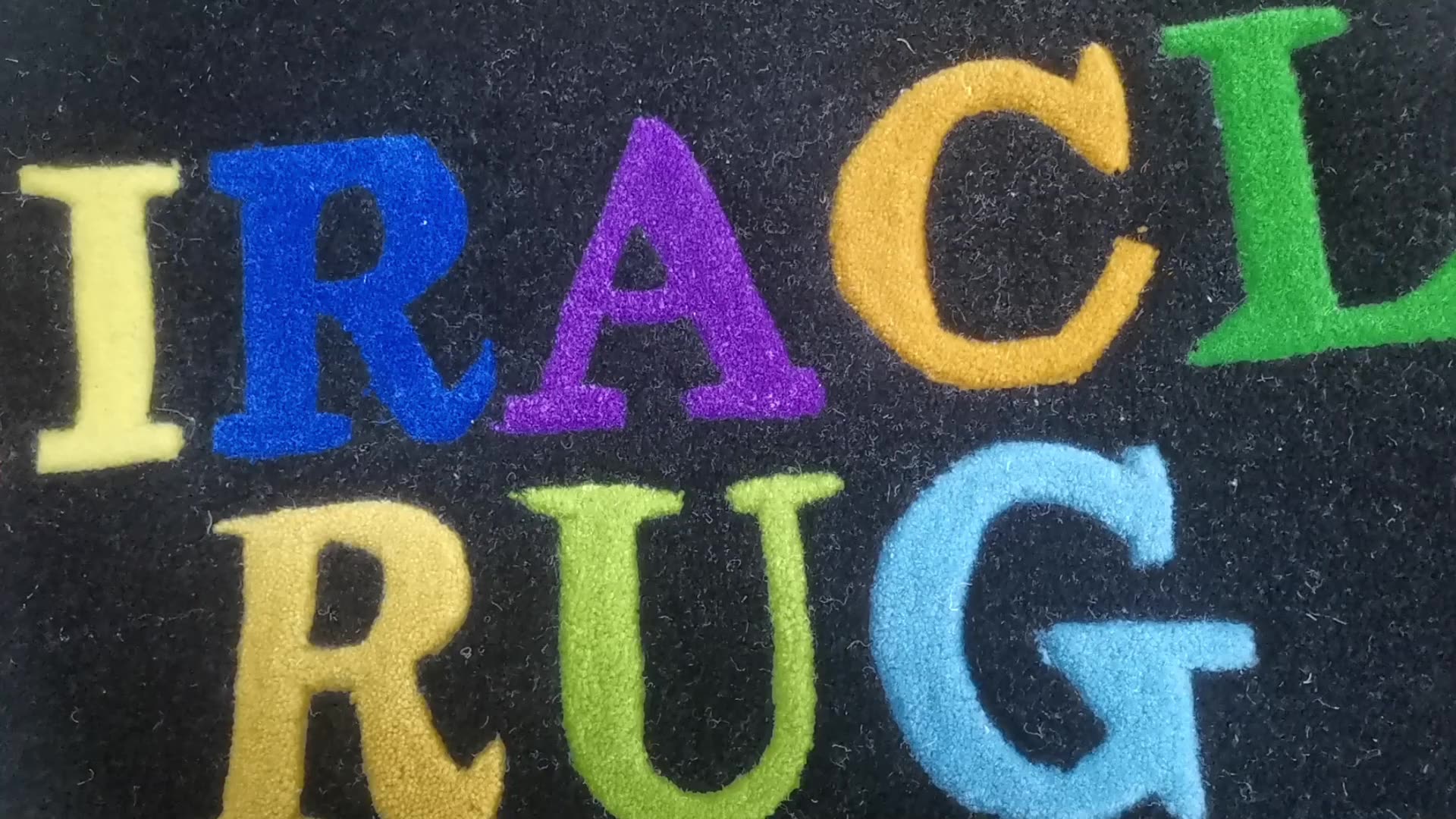 Area Rugs Floor Indoor Custom Design Logo Rug Letter Handmade Tufted