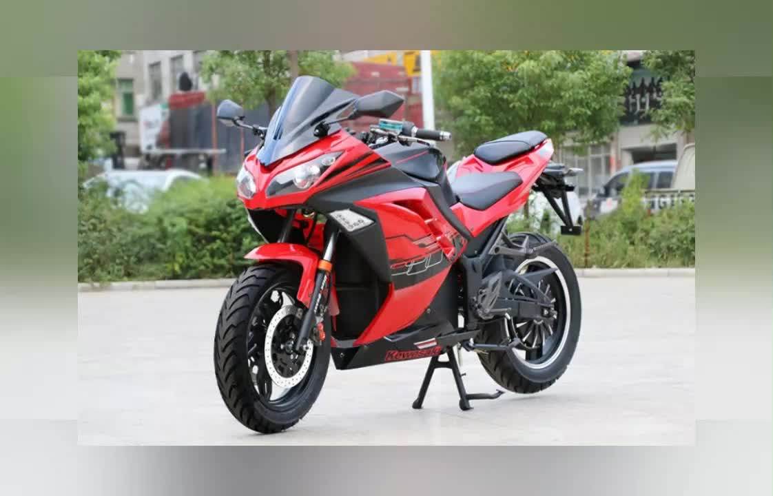 High Speed Adult To Off Road Sports Electric Motorcycle 4000w 72 Volt