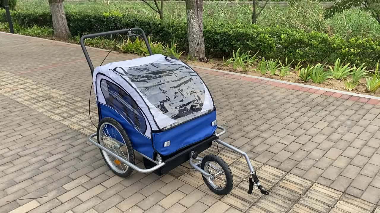 Collapsible Folding China Baby Trailer Bicycle Trailer Bike Trailer