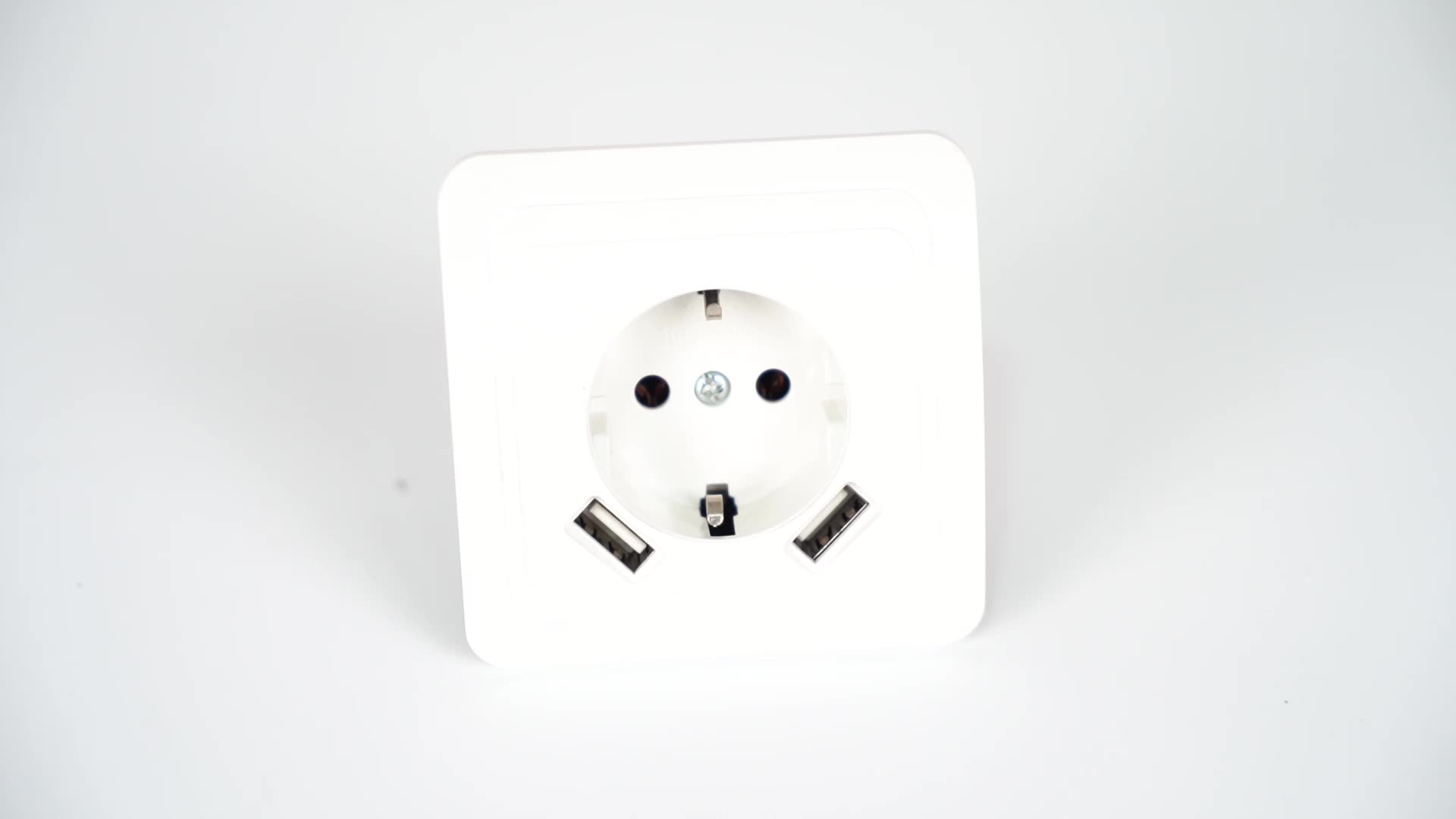 L101j Newest Design Europe Usb Wall Socket For Phone Charge With 5v 2a