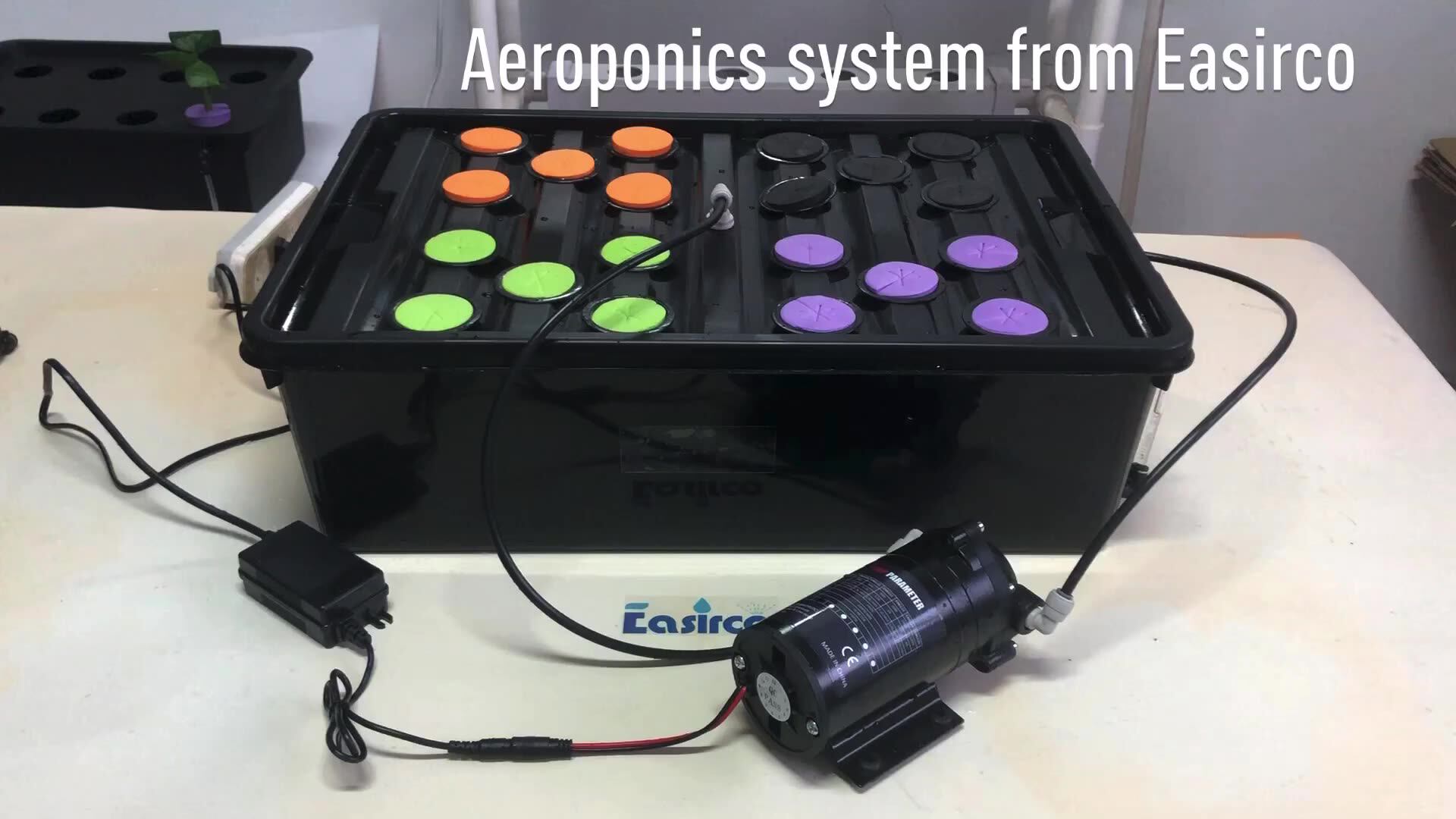 Container Hydroponics Clone Bucket Aeroponics Mist System For Home