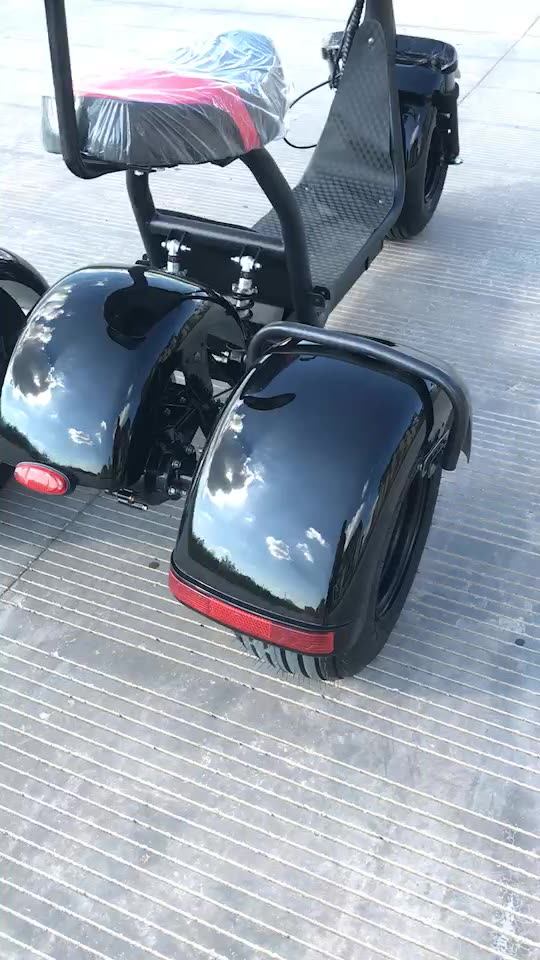 2021 Electric Scooter 3 Wheel Golf Club Fat Tire Safe Sport Type Trike