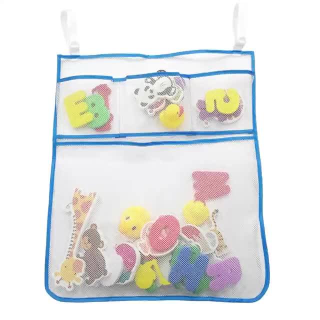 Mesh Baby Bath Toy Organizer With Suction Cups Buy Bath Toy Organizer