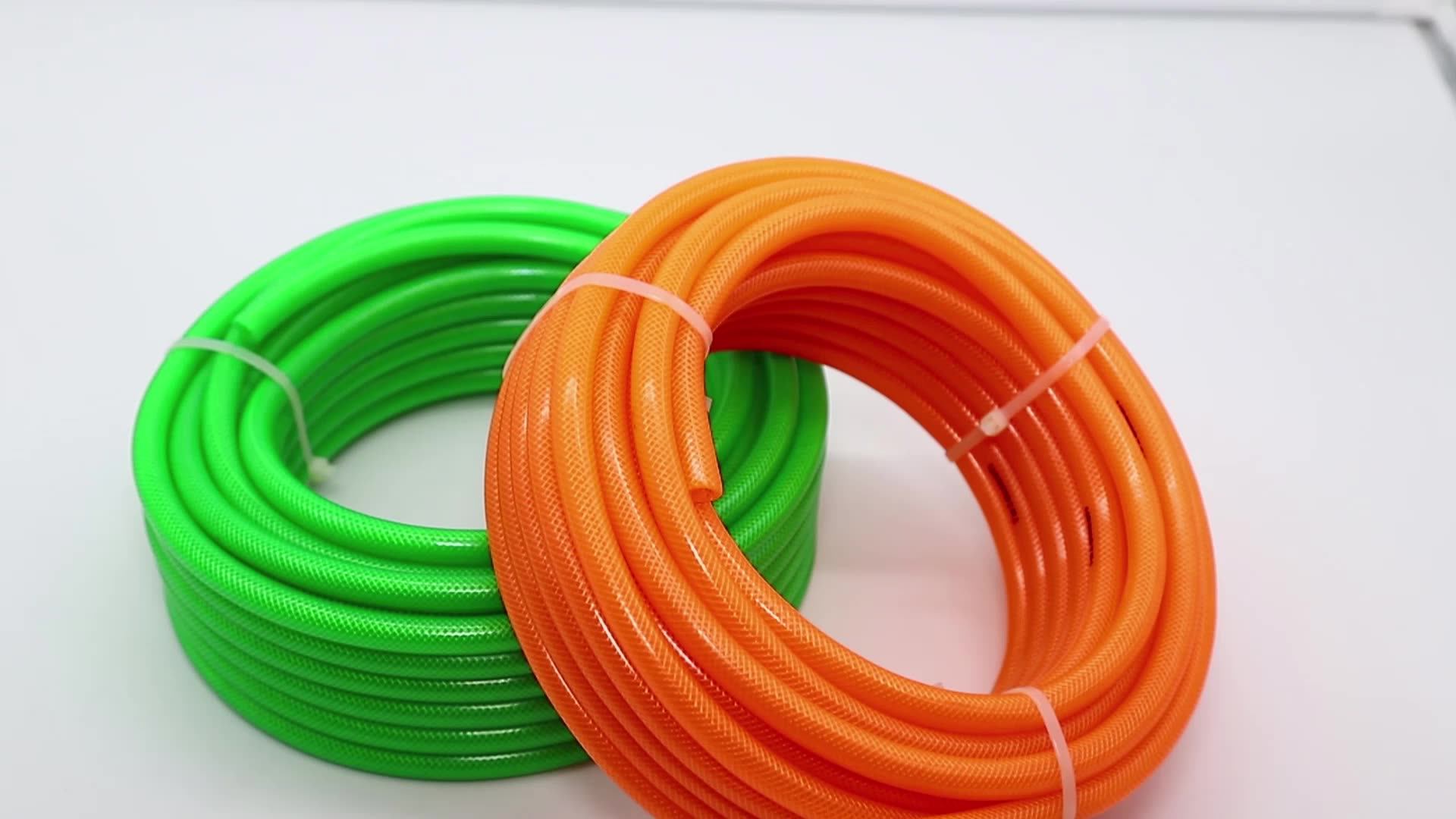 Heavy Duty Flexible Pvc Clear Nylon Braided Hose Pipe 1/4 To 3 Inch For