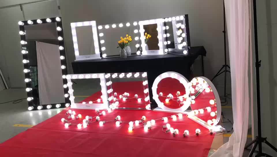 Vanity Girl Hollywood Lighted Makeup Mirror With 15 Led Bulbs Broadway