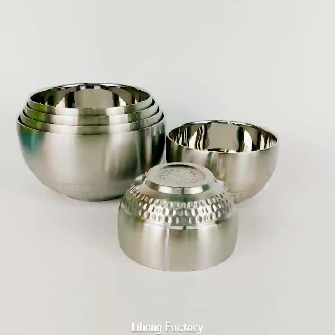 Hotel& Restaurant Supplier Buffet Server Metal Candy Bowl /chinese Soup