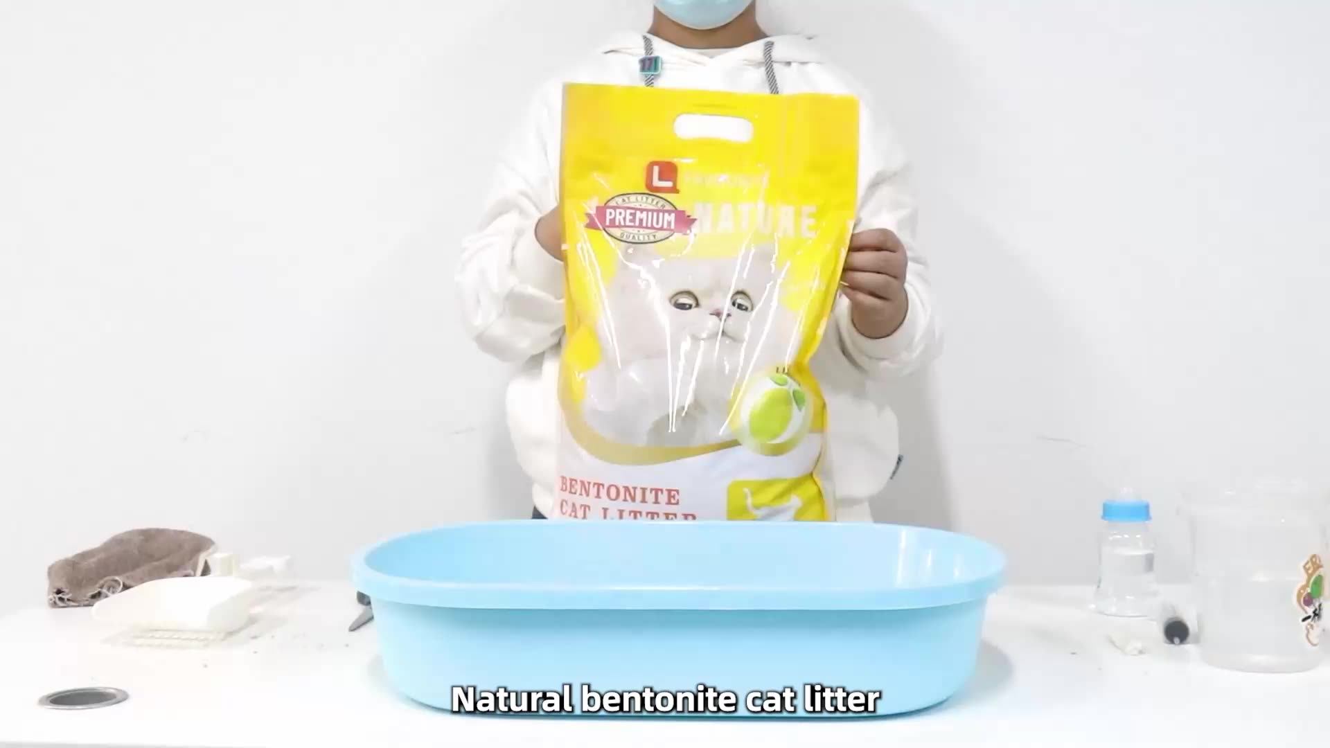 Wholesale Bulk 10kg 20kg Ball Shaped Premium Organic Clay Cat Litter