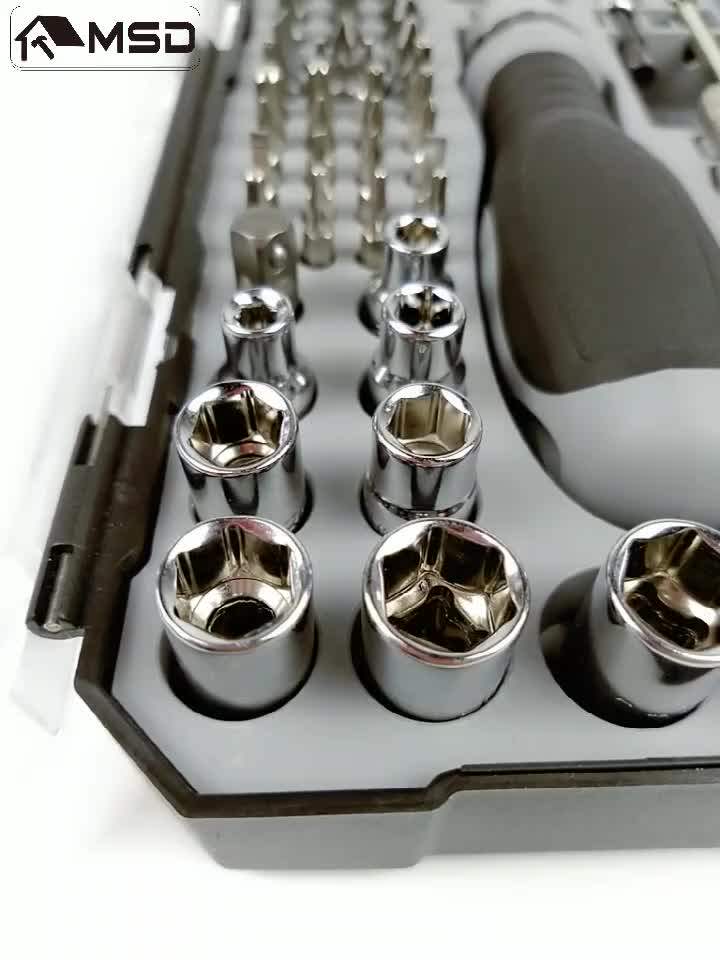 Professional High Quality Ratchet Screwdriver And Socket Bit Set