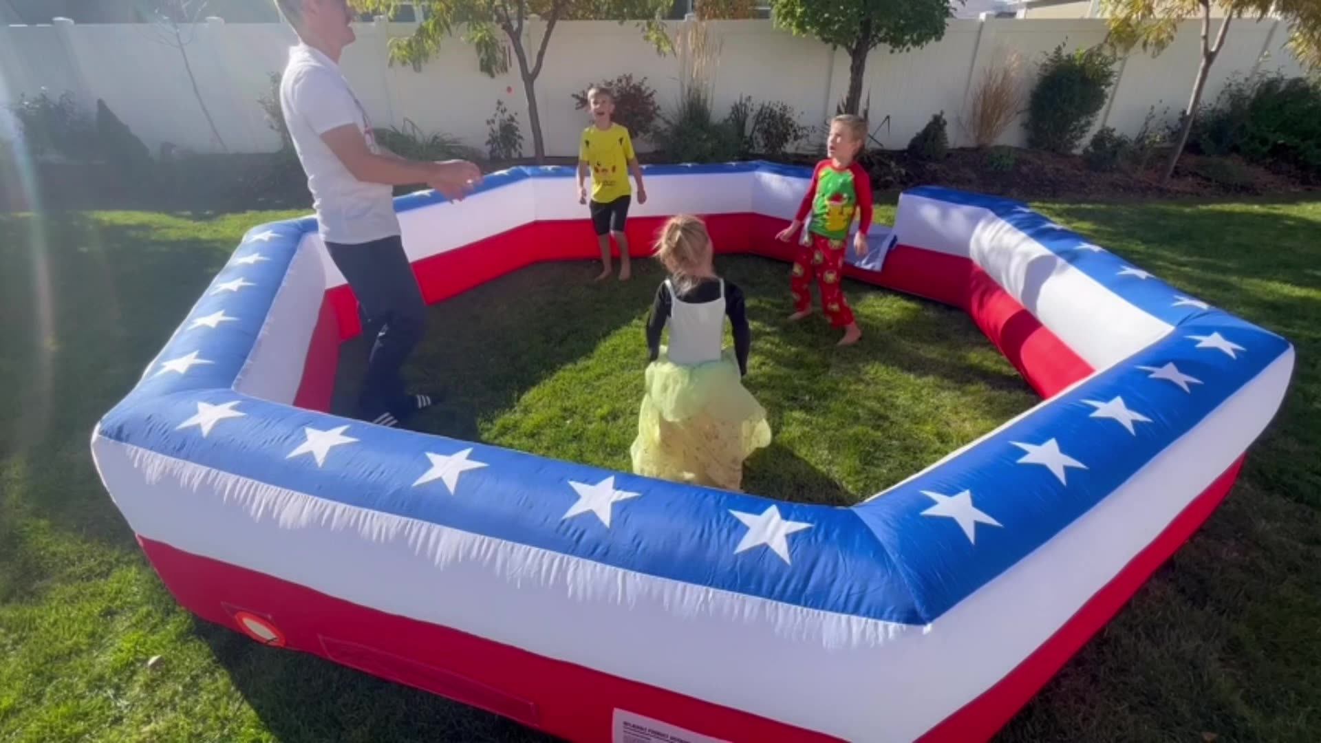 15ft Portable Interactive Inflatable Air Gaga Ball Pit With Blower