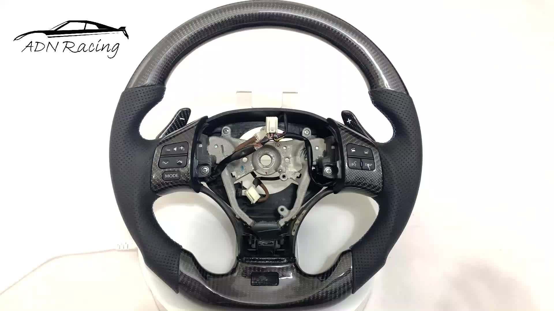 20082014 For Lexus Isx Isf Is250 Is350 Carbon Fiber Car Steering Wheel