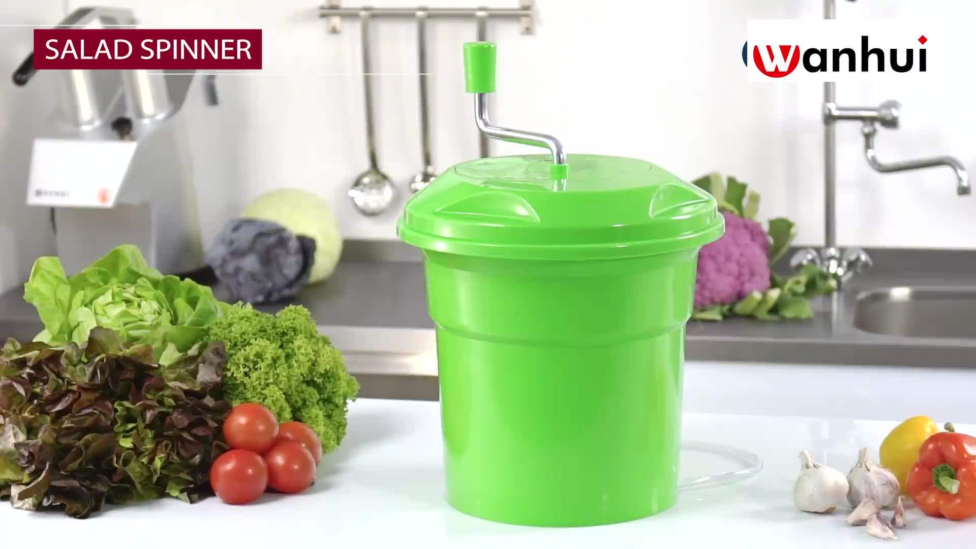 Plastic Big Size 3/5 Gallon 12l 25l Vegetable Dryer Salad Spinner For