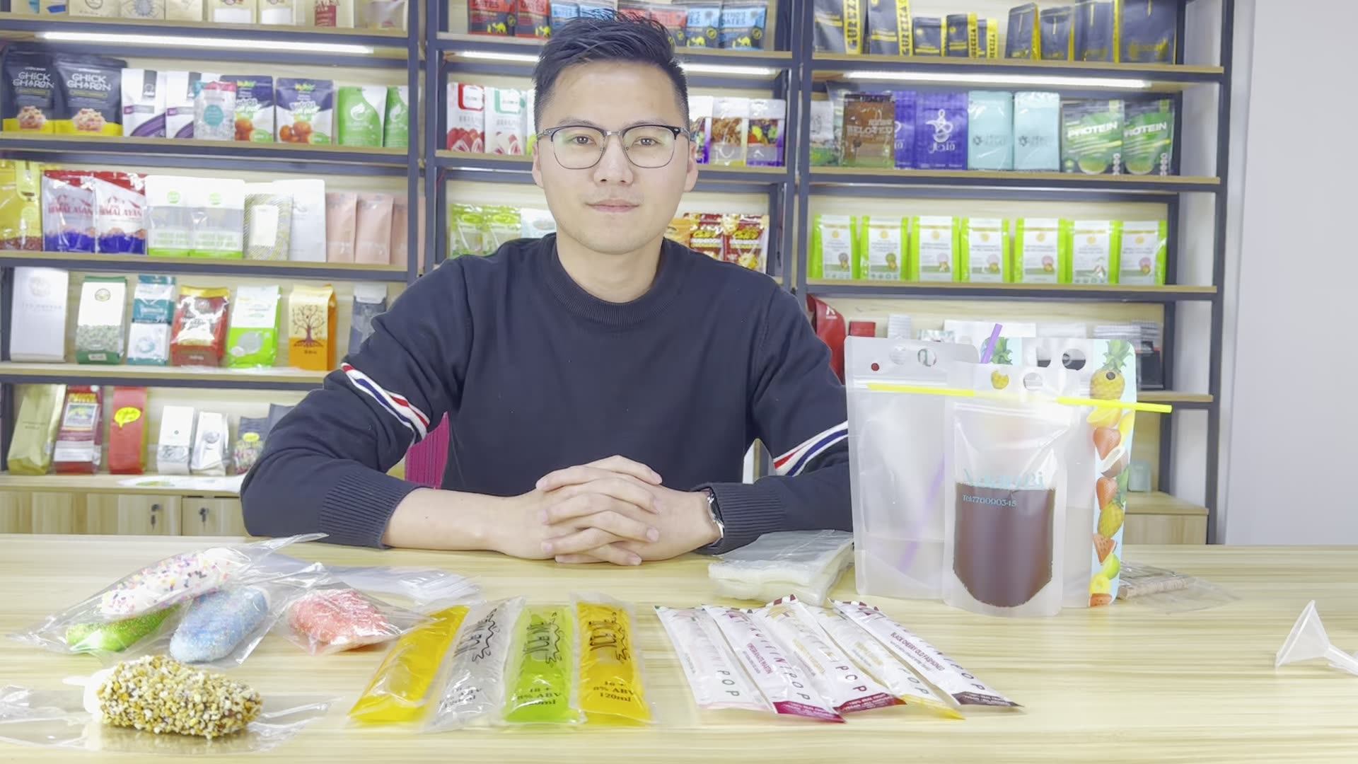 Ecofriendly Wholesale Customize Logo Printed Heat Seal Custom Printed