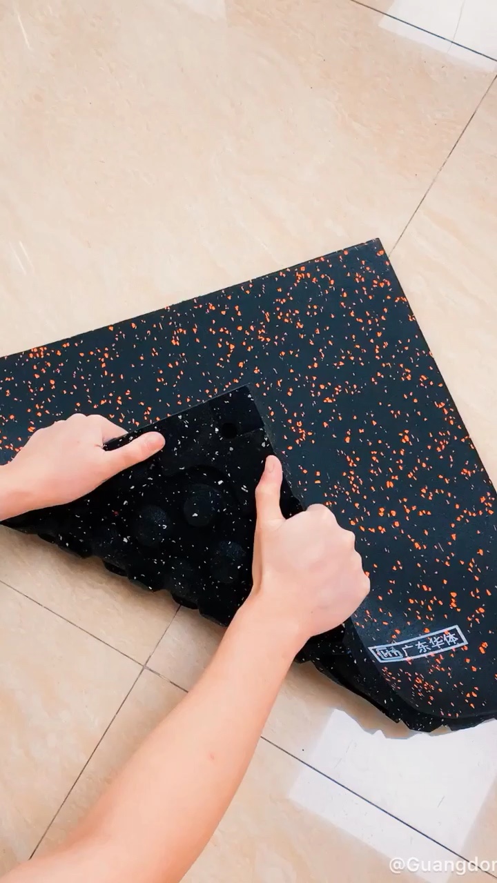 Hot Sell Durable Crossfit Gym Fitness Rubber Flooring Elastic