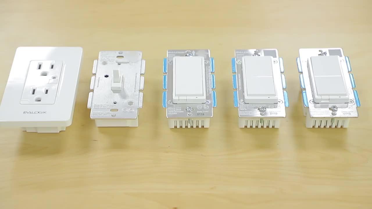 Zw31 Zwave Plus Smart Wall Dimmer Switch,Works Well With Smartthings