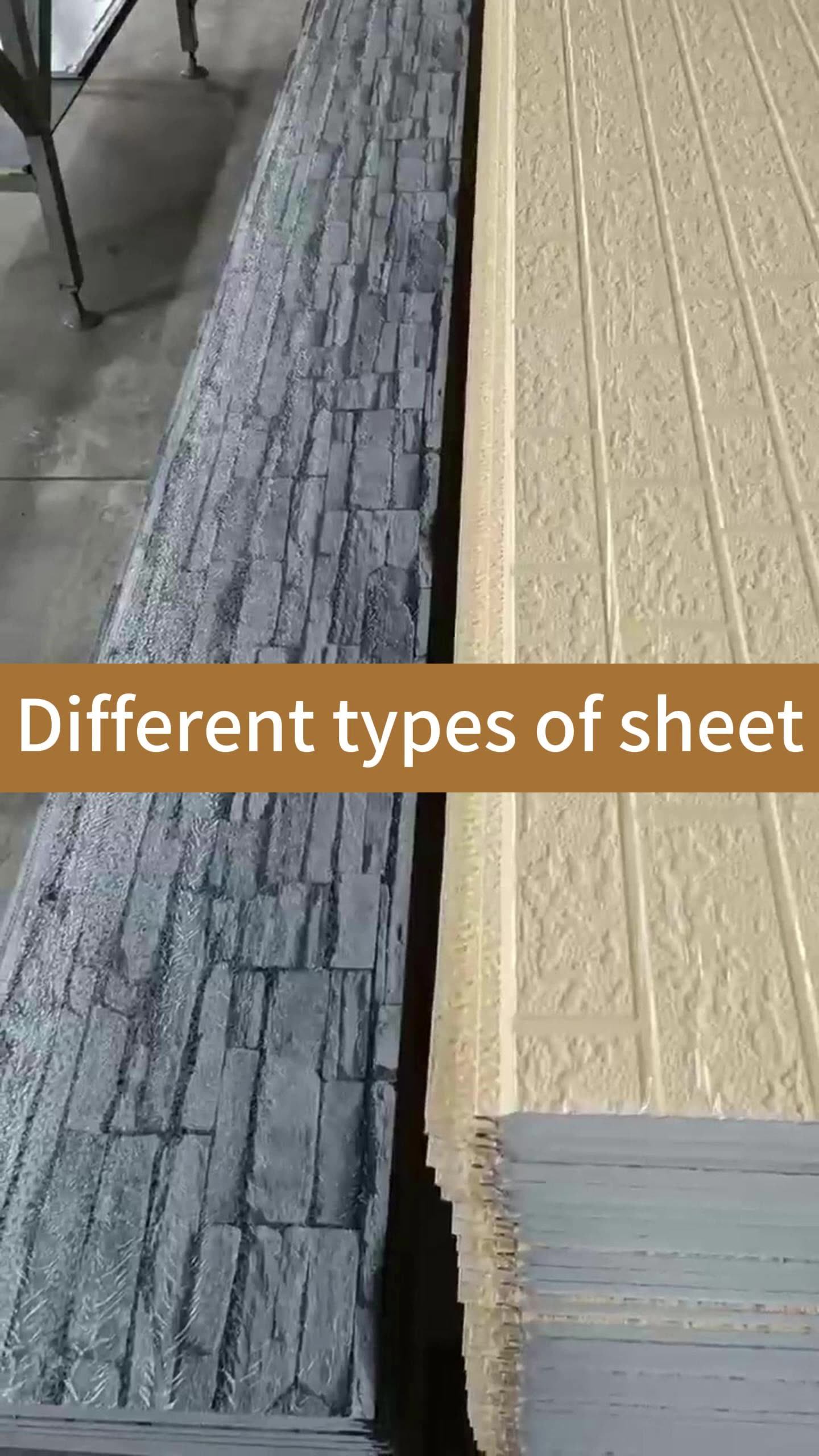 Brick Texture Wall Panel Insulated Fireproof Metal Siding Embossed Pu