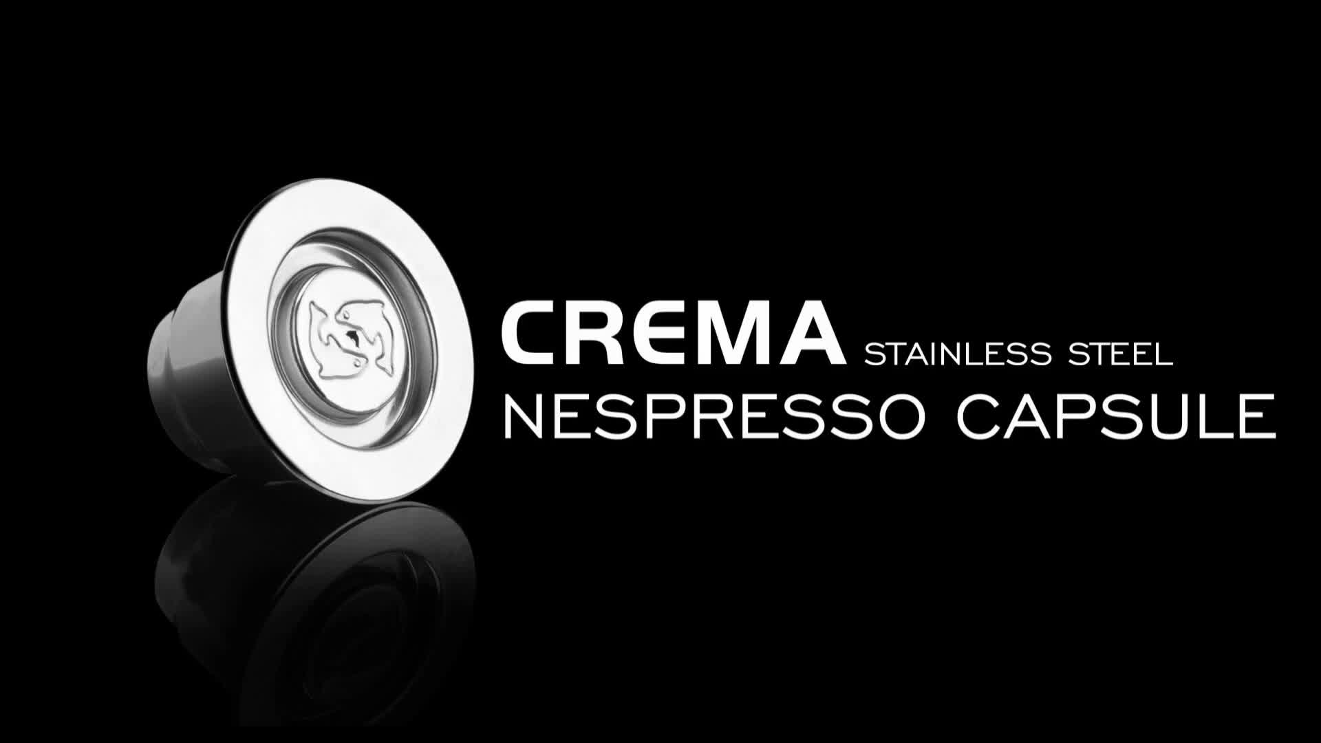 Многоразовые капсулы iCafilas Crema для Nespresso из нержавеющей стали