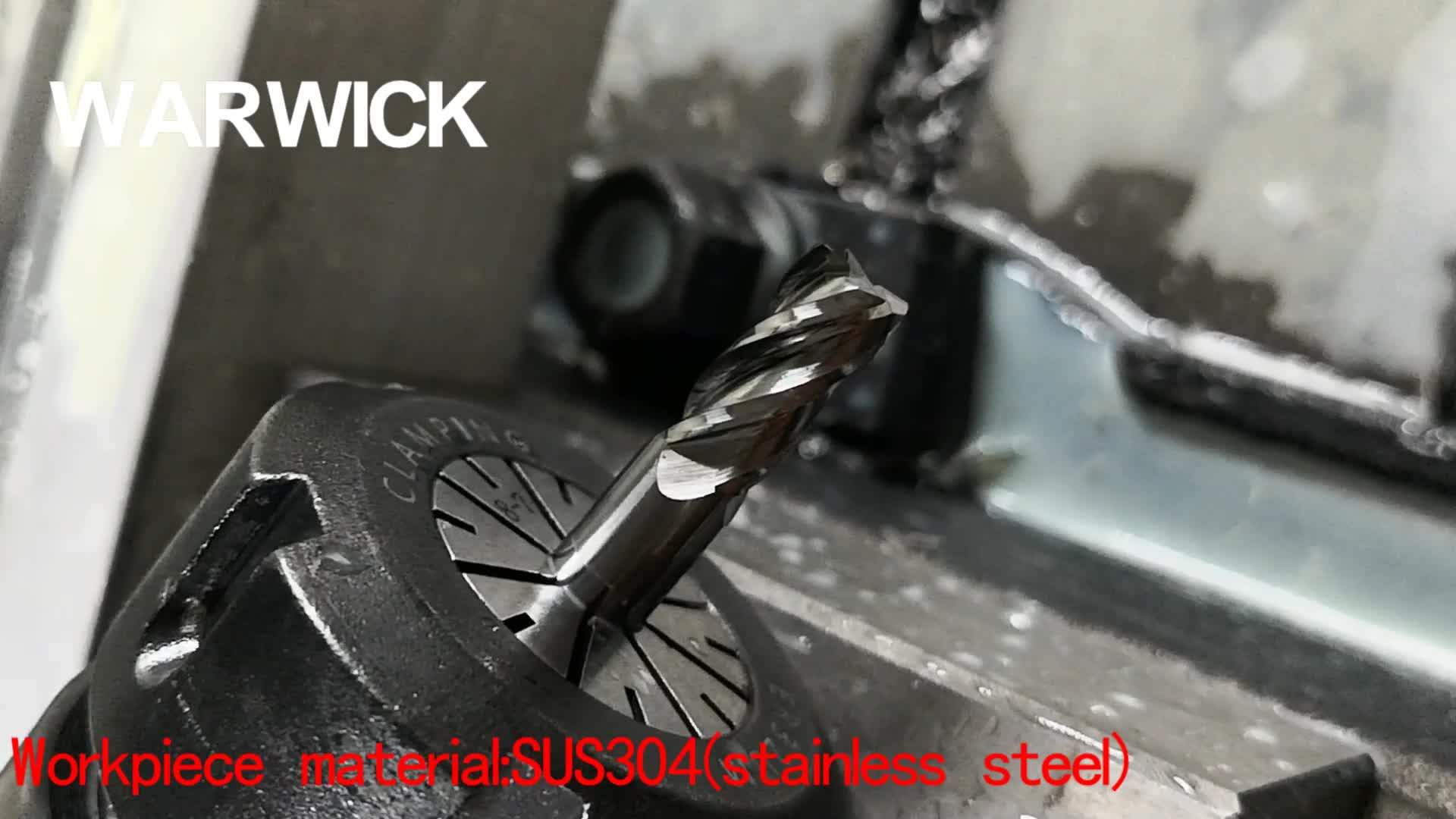 Outstanding Quality Corner Radius End Mill Cutter Milling Cutting Speed