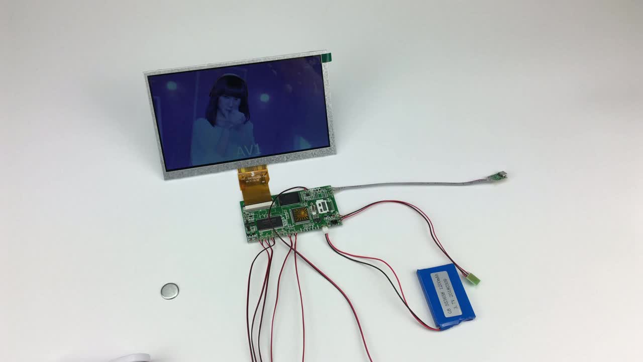 High Quality 7 Inch Lcd Tft Video Module For Greeting ...
