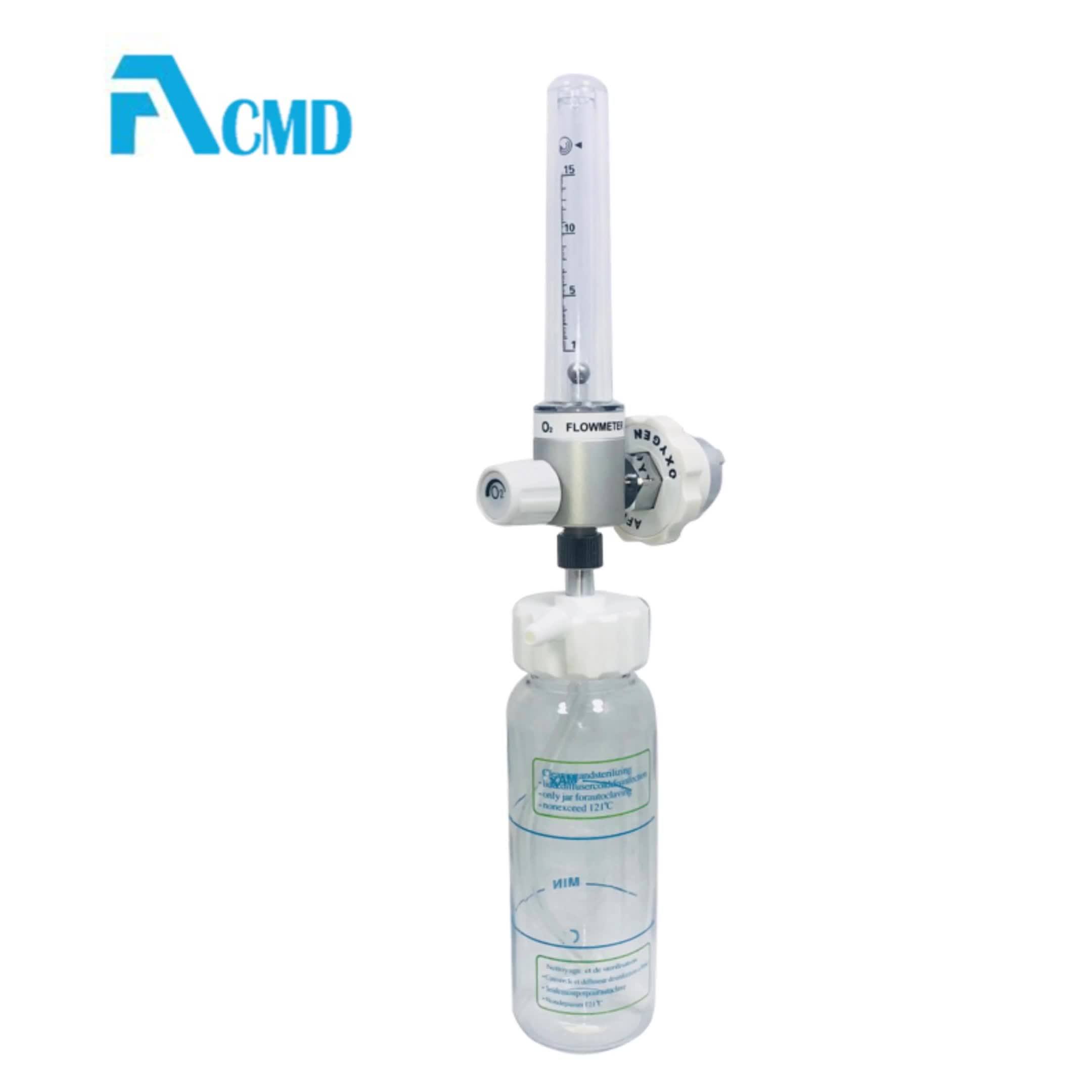 Hospital Oxygen Flow Meter With Adapter For Aluminum Body Material