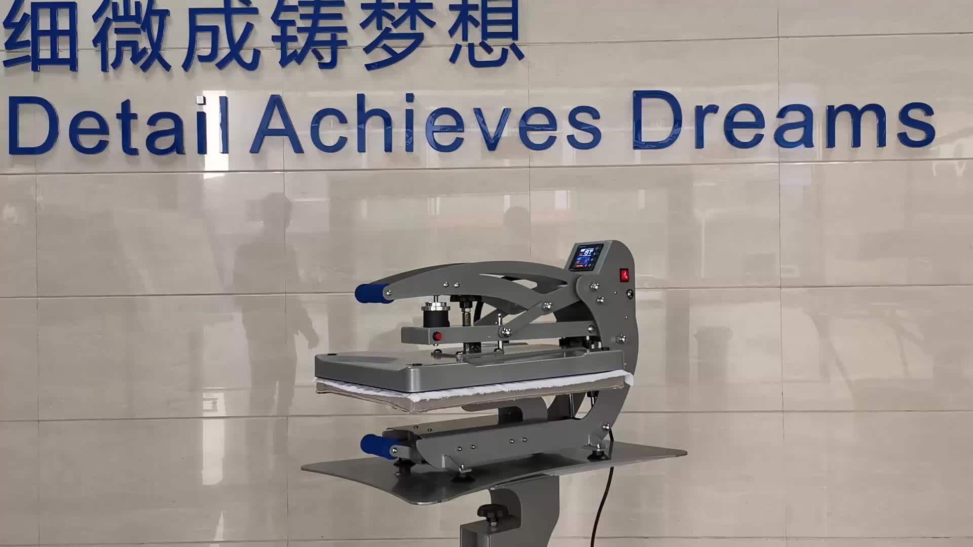 New Design 16x20 Semi Auto Open Sublimation Heat Press Machine 40x50