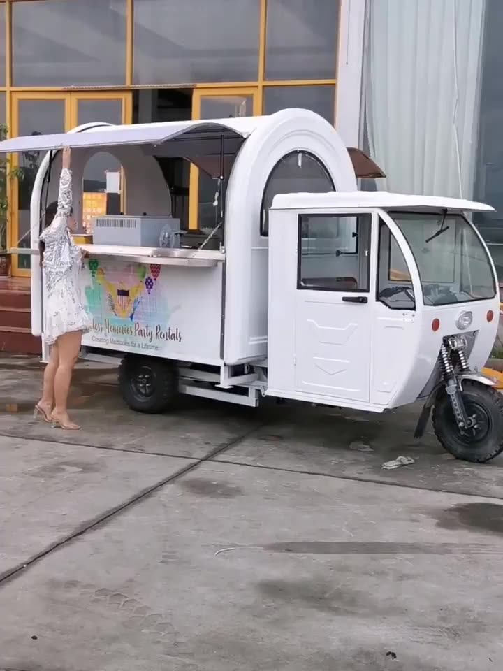 Wholesale Price Electric Mobile Food Truck Mobile Ice Cream Food Truck
