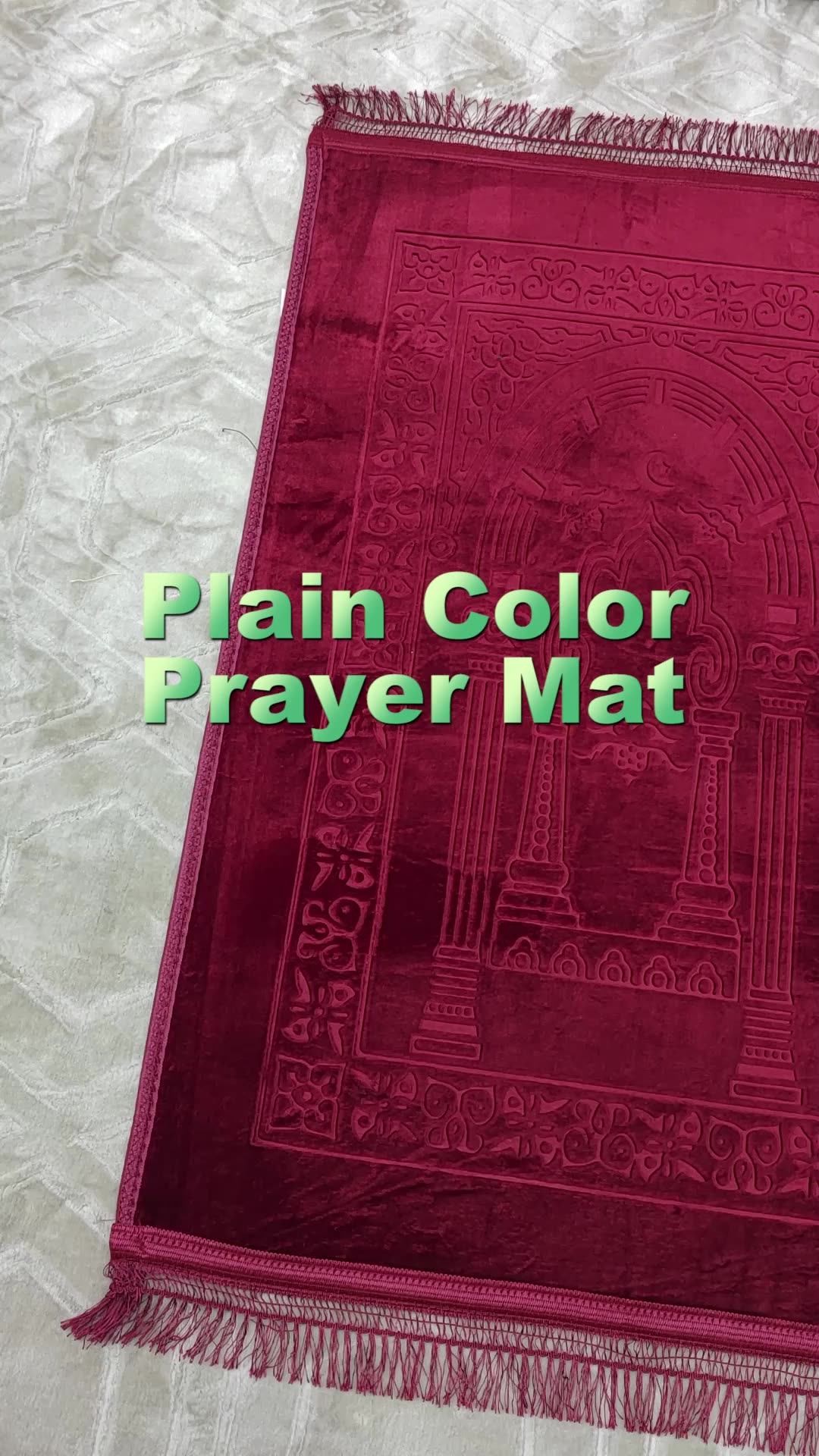 Foam Sponge Prayer Mat Muslim Pray Carpet With Zipper Bag Buy Muslim