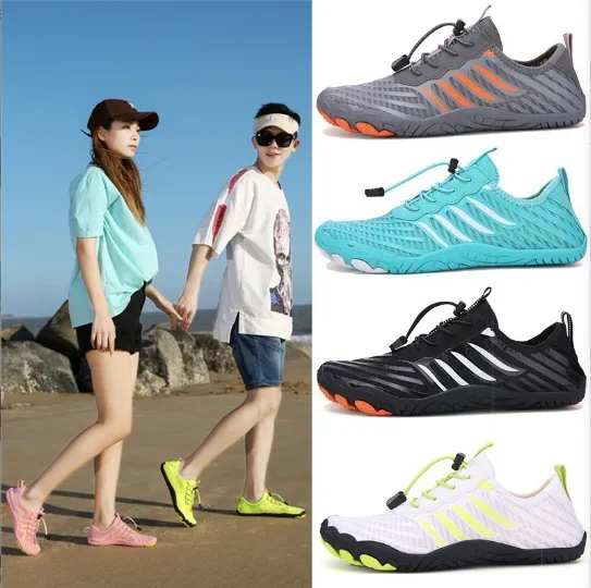 Spring and Summer New Beach Shoes Couple's Tracing Shoes Men's and Women's Light Non-slip Riding Shoes Outdoor Wading Swimming Fishing Shoes