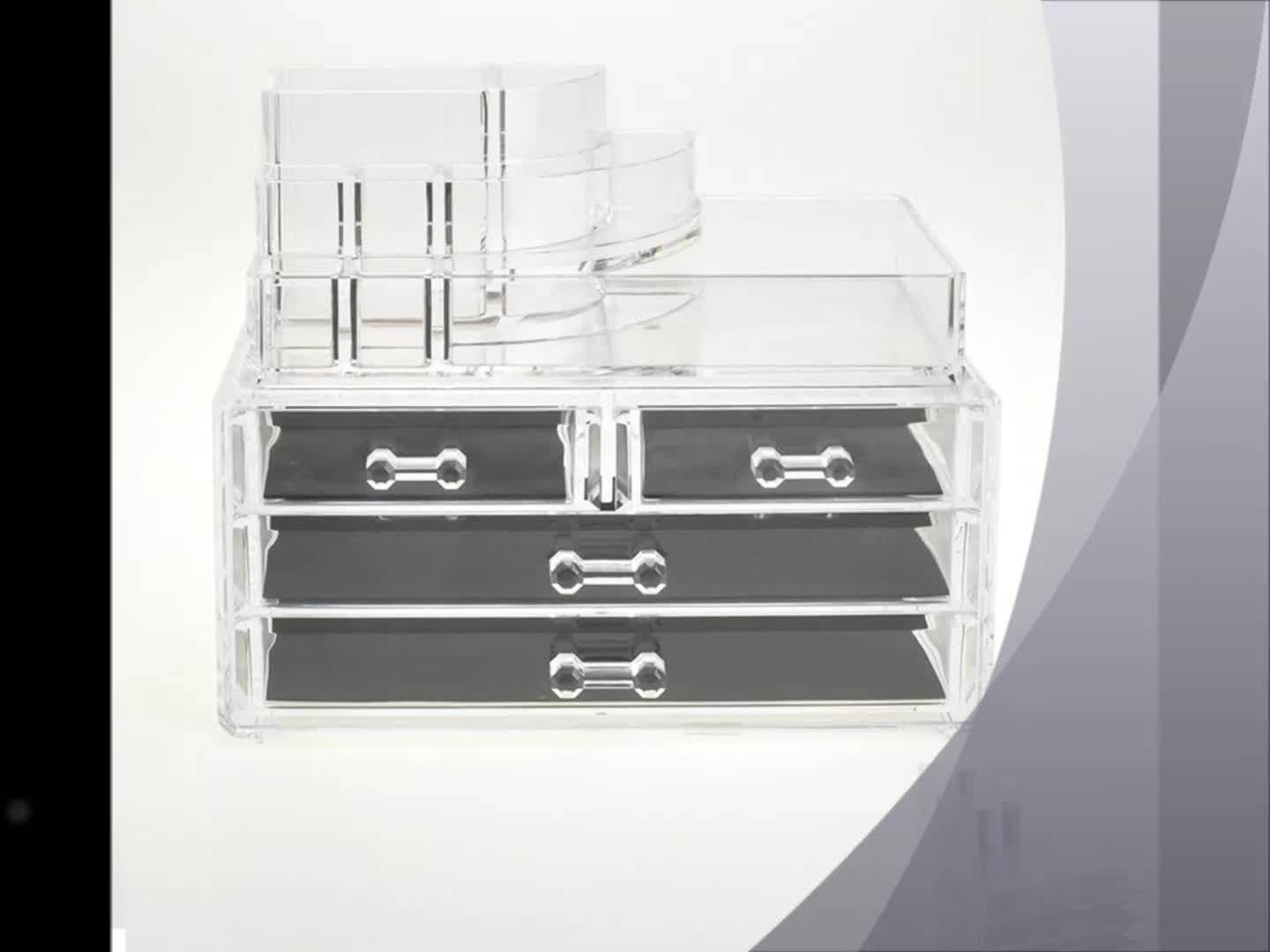Beautiful 4 Tier Clear Acrylic Design Jewelry Box Buy Acrylic Jewelry