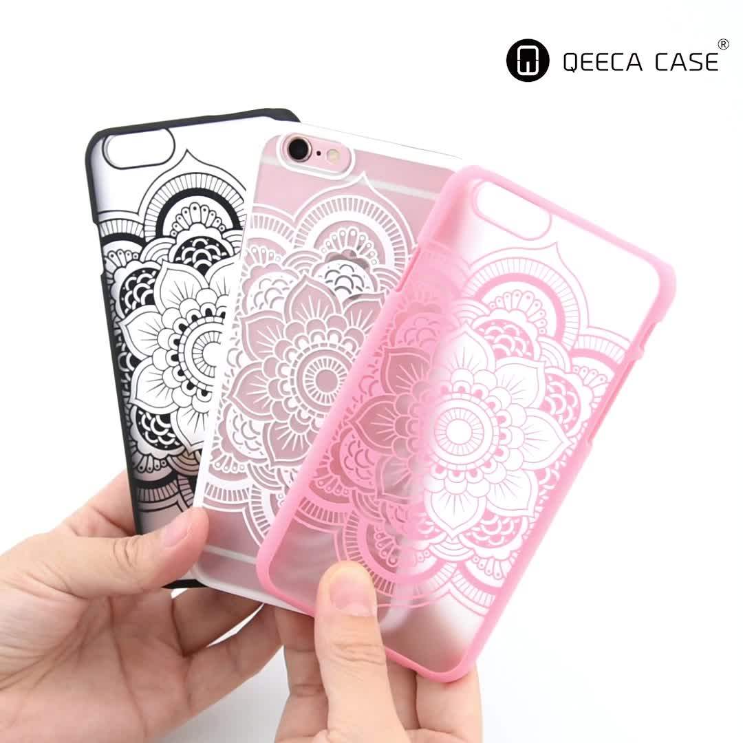 Black Hard Back Plastic Cell Phone Cover For Iphone 6 6s 7/8 Plus X Xs