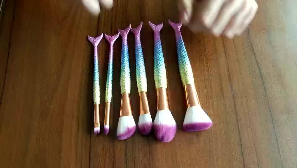 Cheap Multipurpose Blending Makeup Brushes 10 Pcs Set Rose ...