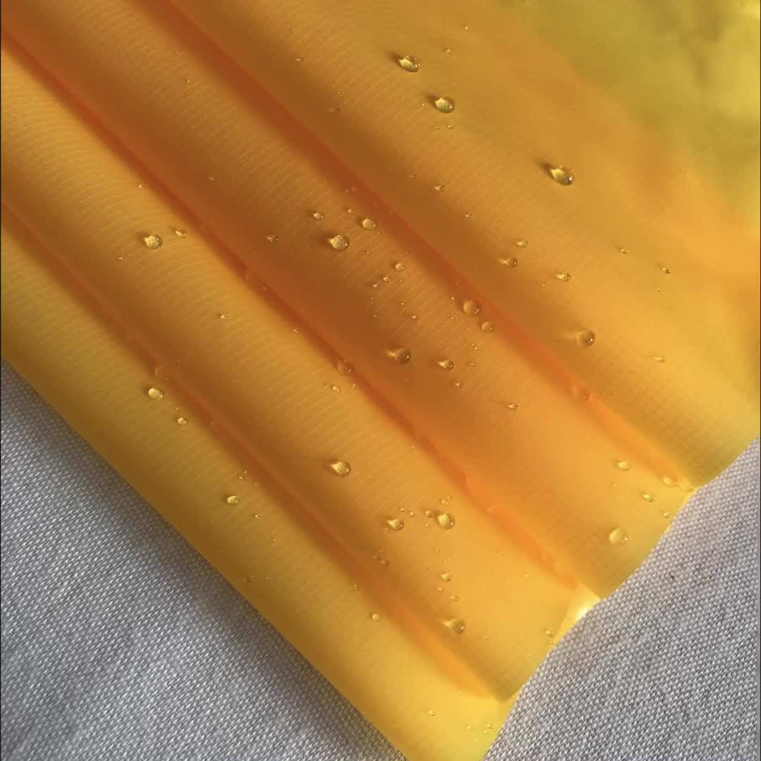 Ultra Light Weight Tpu Material 20d Ripstop Nylon Fabric With Tpu