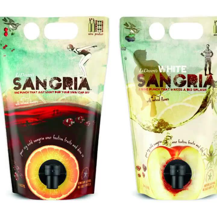 Disposable Aseptic Bag In Box Wine/water/juice Pouch Dispenser 5 Liter