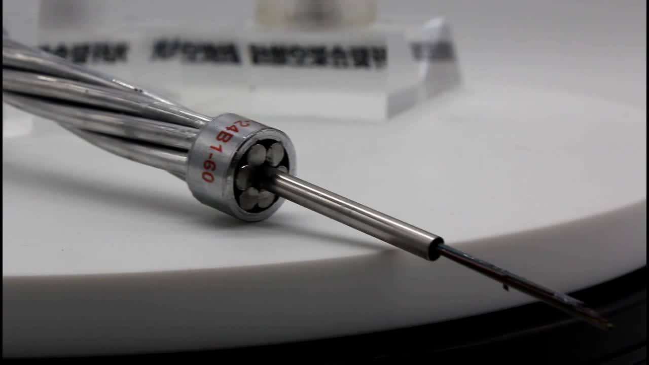 Overhead Power Ground Wire Stainless Steel Tube Optical Fiber 12 Core