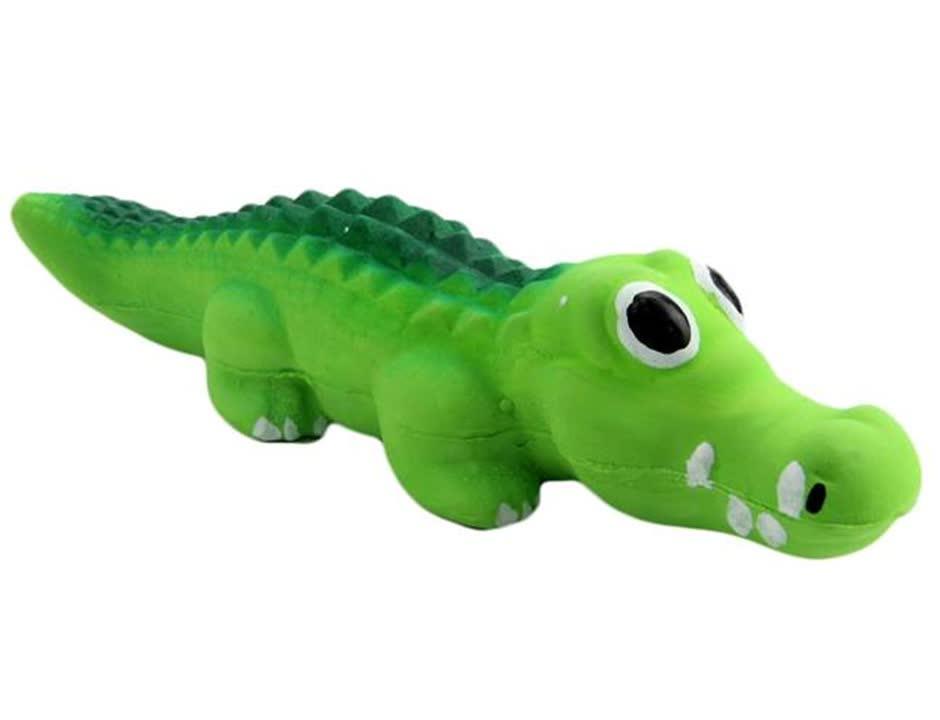 Best Quality Latex Squeaky Rubber Crocodile Chew Toy Sound Dog Pet Toy