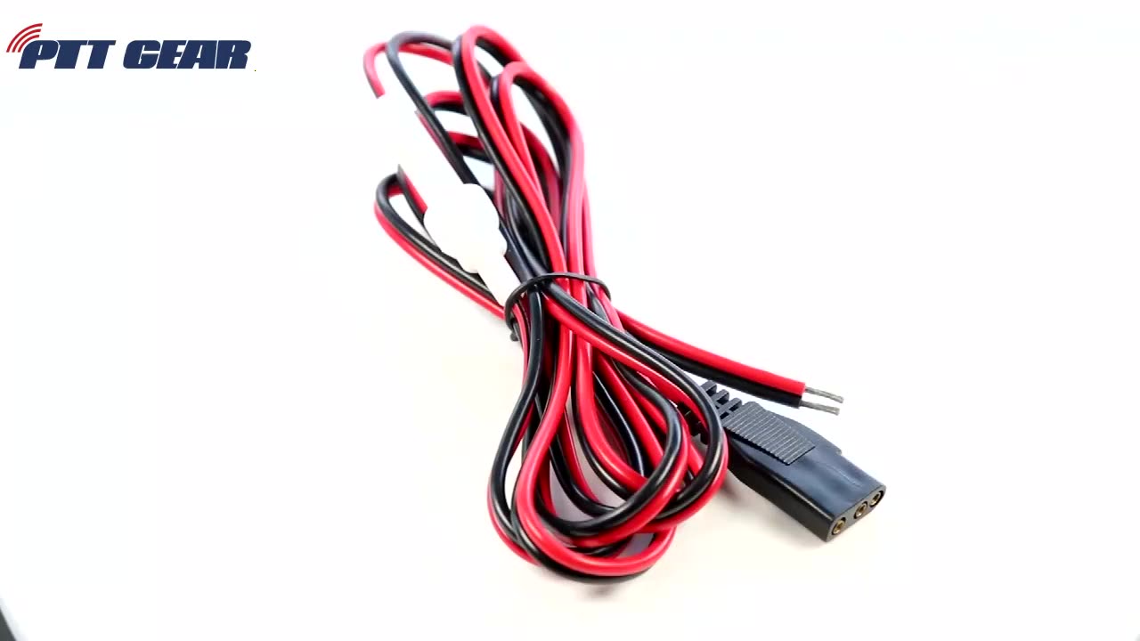 Cb Power Cord 3 Pin Plug 2 Wire Fused Replacement For Cb/ham Radio
