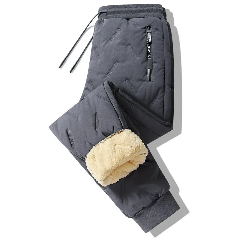 Winter velvet keep warm trousers, plus size, oversize