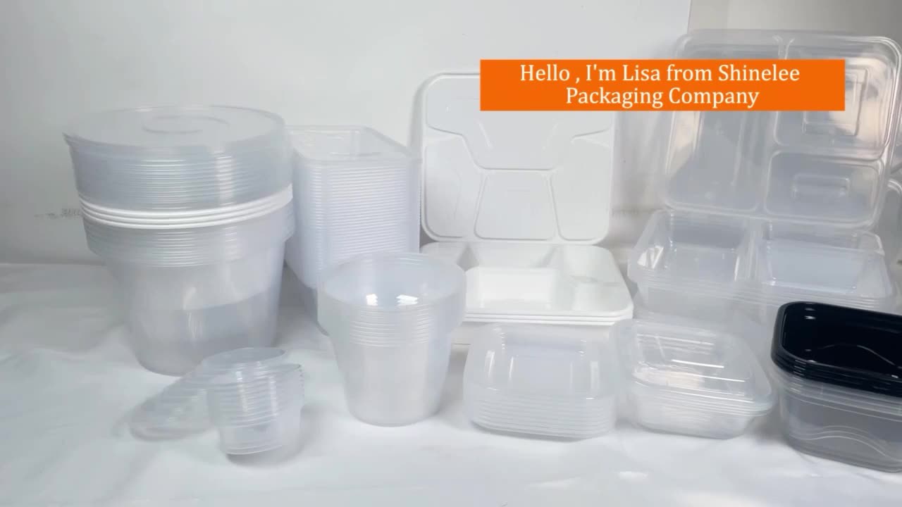 Food Prep Container Meal Prep Stackable Salad Bowls Sealable Lid Wavy