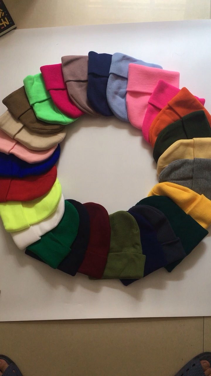 High Quality Unisex Beanie Hat Wholesale Printed Streetwear Winter