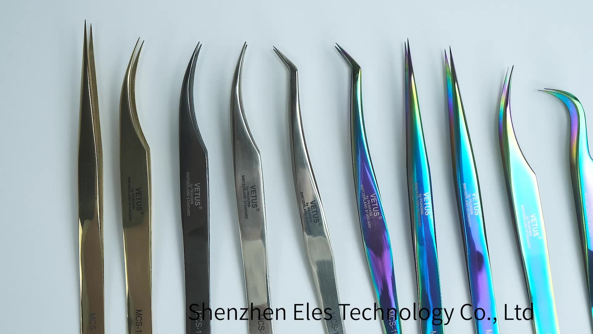 Custom Private Label Pink Plastic Lashes Applicator Tweezers Bulk