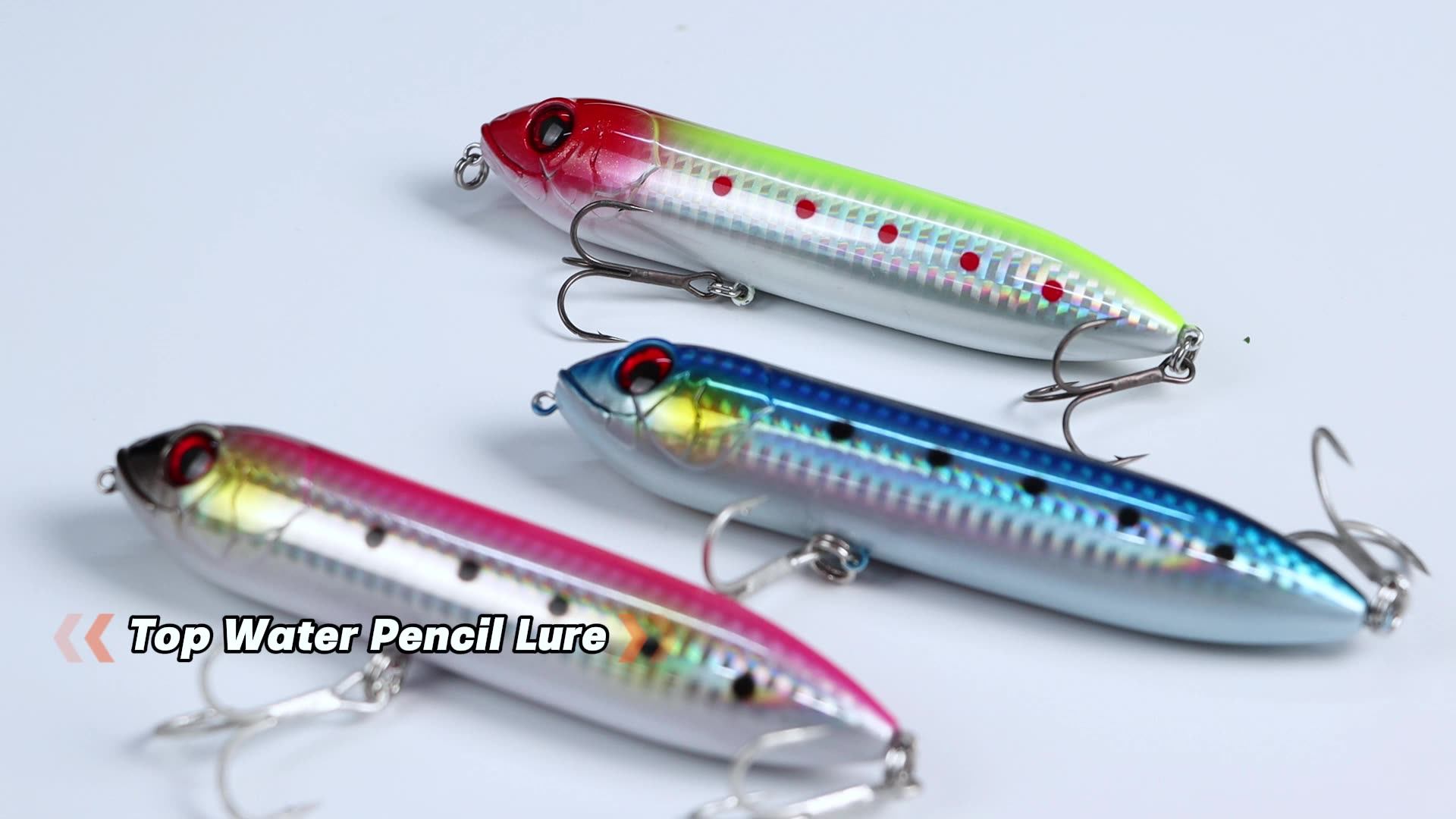 Thorforce 130mm 26g Hvp005 Top Water Fish Baits Walk The Dog Fishing