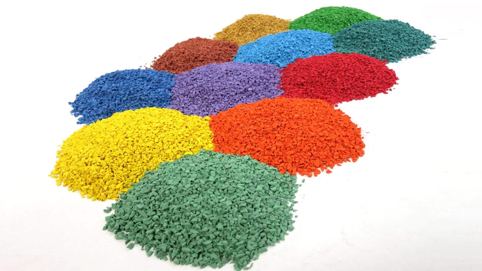 Safety Rubber Playground Surfaces Outdoor Sports Flooring Epdm Rubber