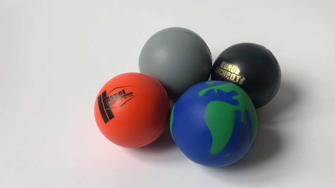Custom Logo Printing 6.3cm 7cm Squeeze Pu Foam Stress Ball Buy Pu