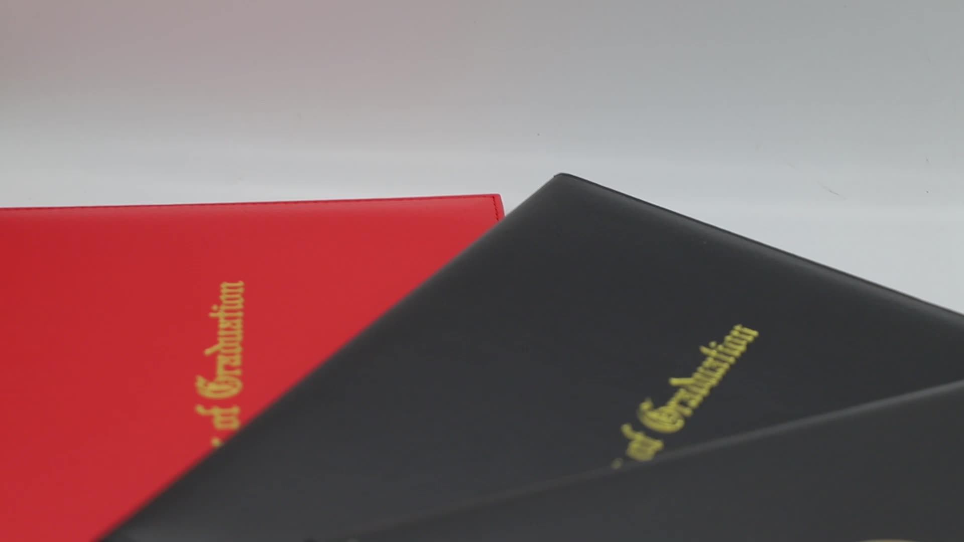 Custom Foil Printed Special Paper Diploma Cover Certificate Holder