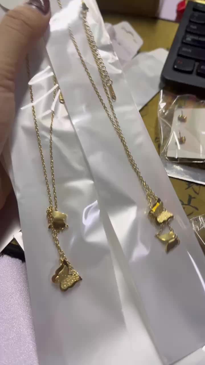 Jewelry Sets butterfly Bracelet 2020 Fashion New Diamond Gold