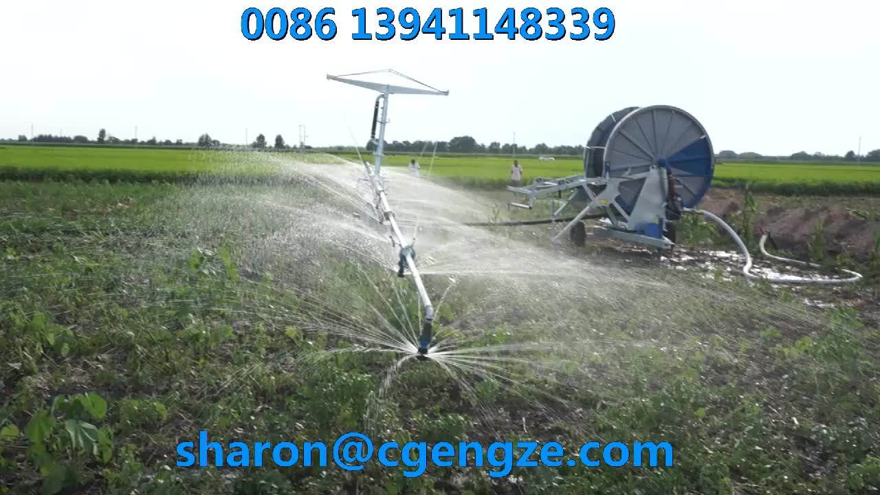 Agricultural Travelling Irrigator / Hard Hose Reel Irrigation Sprinkler