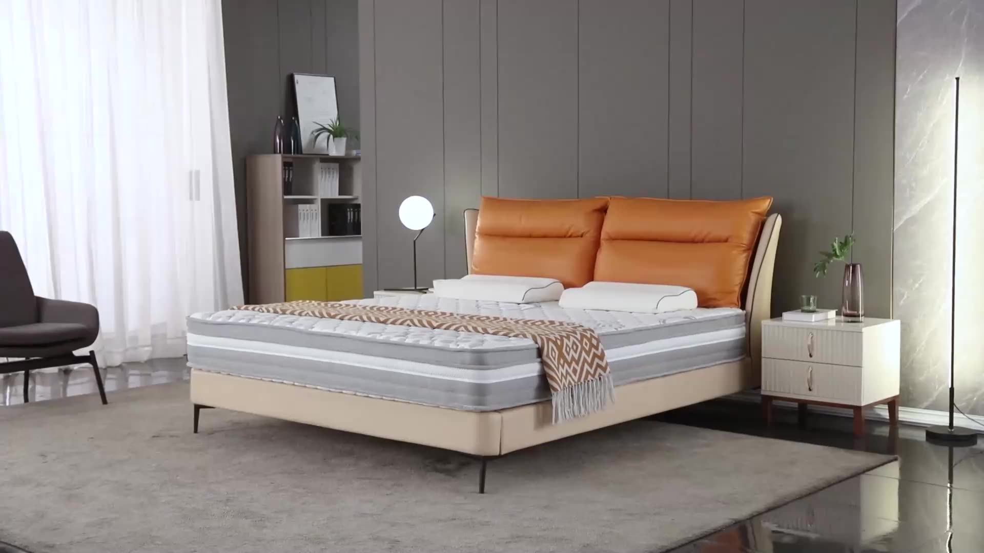 Box Top Pocket Spring Bed Mattress Price Queen Memory Foam Mattress For Double Bed Buy Cheap