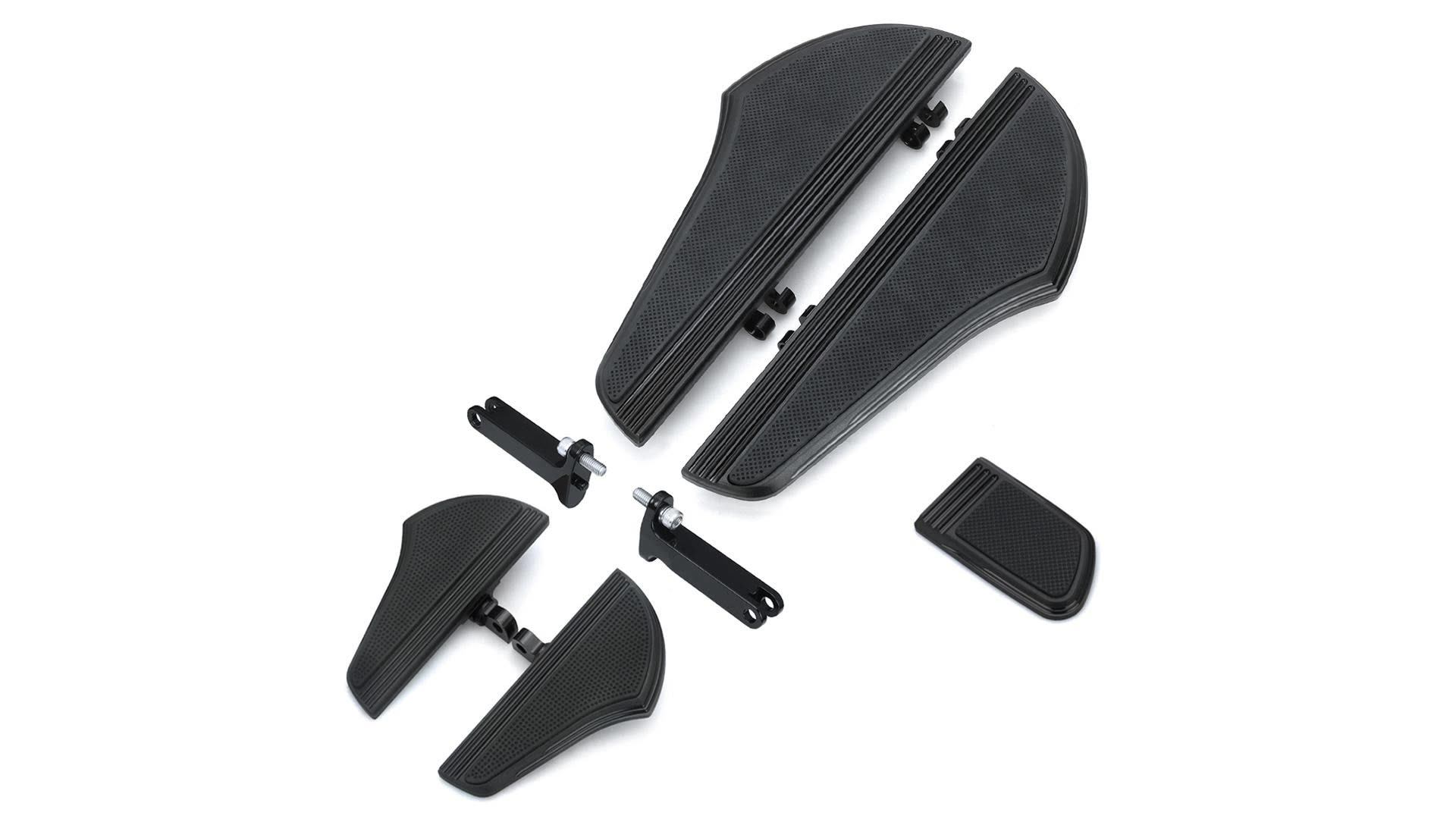 1980up Defiance Black Floorboards Highway Footrest For Harley